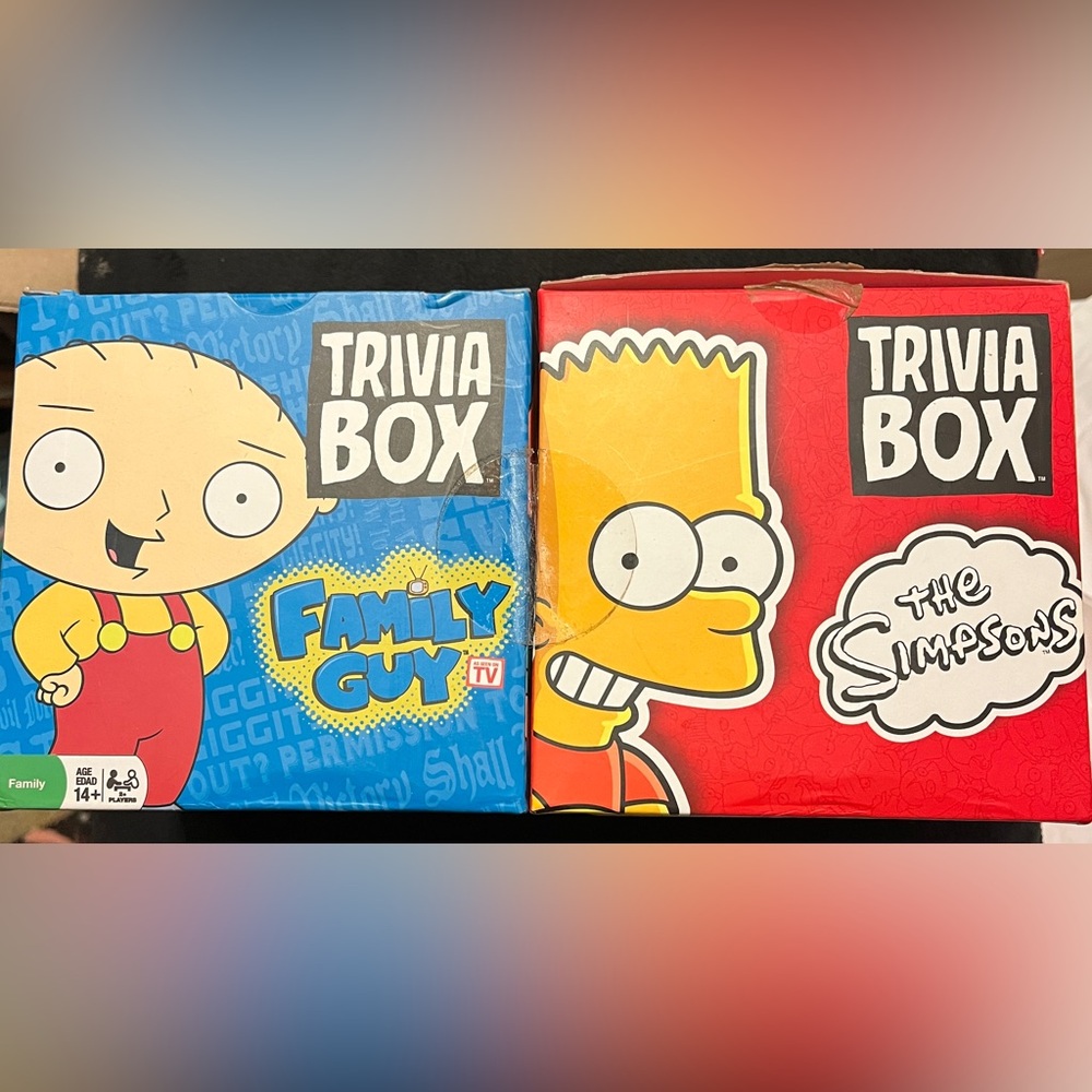 Family Guy Imagination Trivia Box Set - Family Guy and The Simpsons